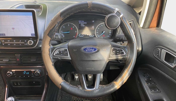 2020 Ford Ecosport TITANIUM 1.5L THUNDER EDTION DIESEL, Diesel, Manual, 92,606 km, Steering Wheel Close Up