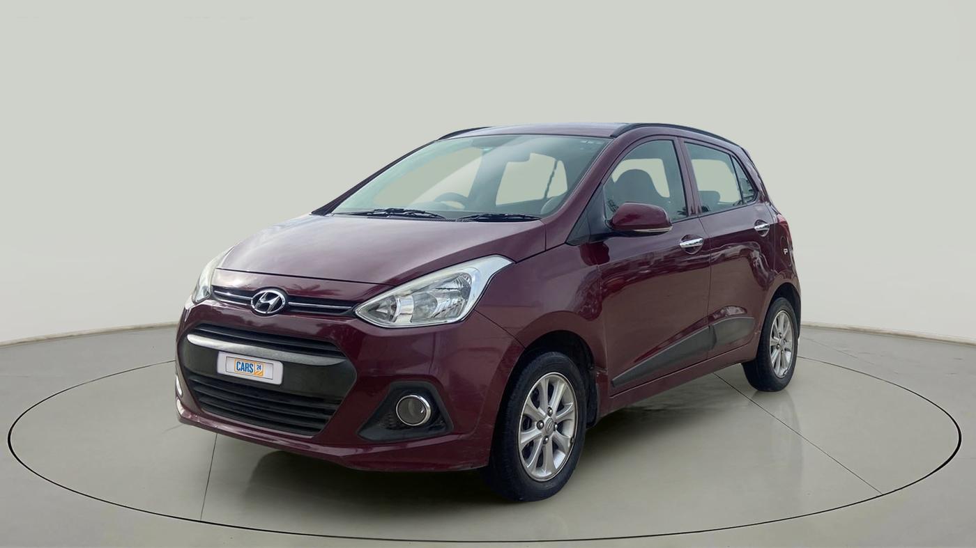 2015 Hyundai Grand i10 ASTA AT 1.2 KAPPA VTVT, Petrol, Automatic, 82,195 km, Left Front Diagonal