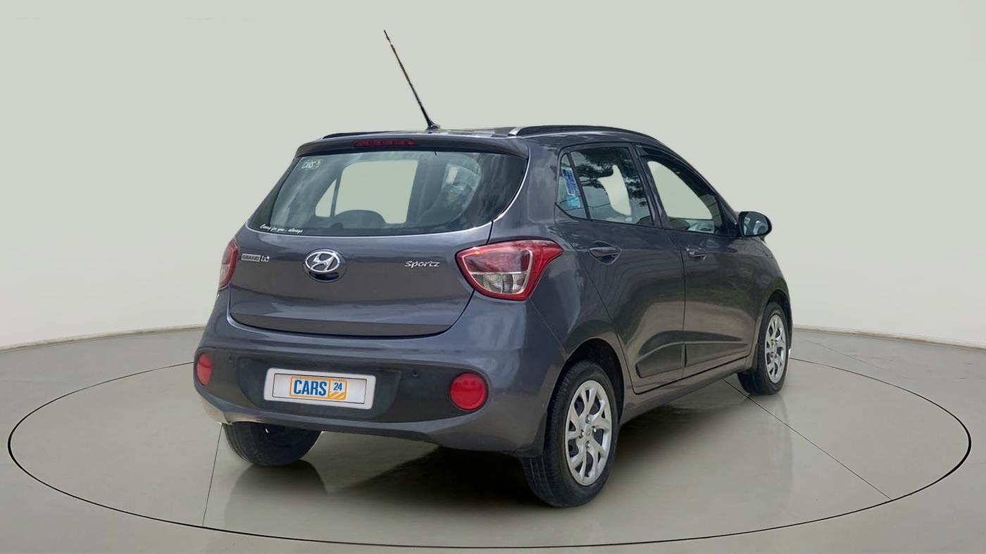 2018 Hyundai Grand i10 SPORTZ 1.2 KAPPA VTVT, Petrol, Manual, 25,971 km, Right Back Diagonal