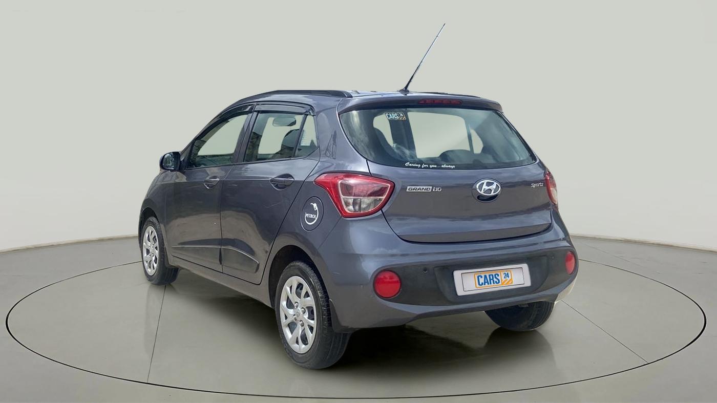 2018 Hyundai Grand i10 SPORTZ 1.2 KAPPA VTVT, Petrol, Manual, 25,971 km, Left Back Diagonal