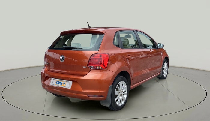 2014 Volkswagen Polo HIGHLINE1.5L, Diesel, Manual, 91,954 km, Right Back Diagonal