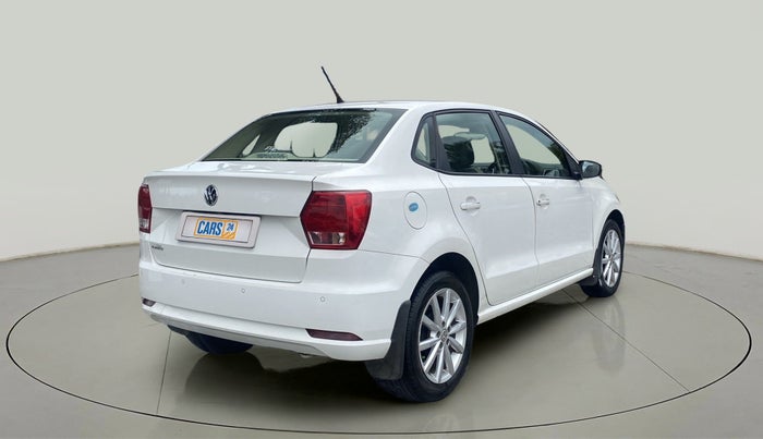 2017 Volkswagen Ameo HIGHLINE1.2L PLUS 16 ALLOY, Petrol, Manual, 1,01,291 km, Right Back Diagonal