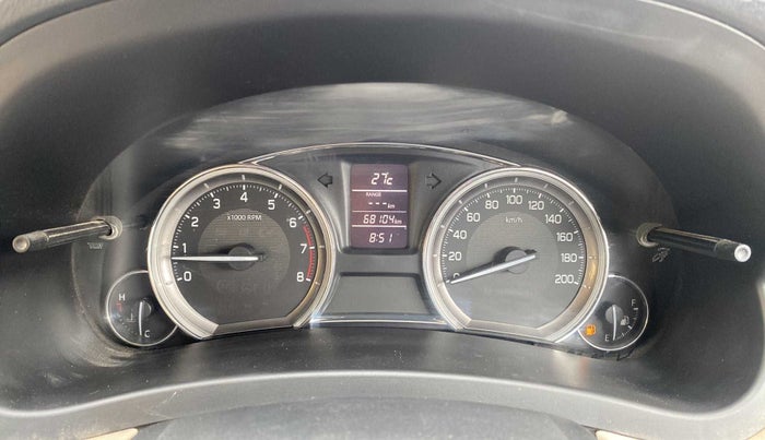 2016 Maruti Ciaz ZXI+, Petrol, Manual, 68,083 km, Odometer Image