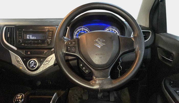2016 Maruti Baleno DELTA PETROL 1.2, Petrol, Manual, 38,999 km, Steering Wheel Close Up