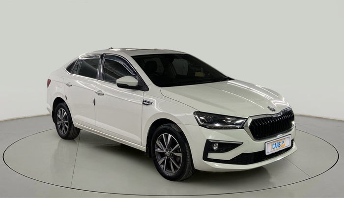 2022 Skoda SLAVIA STYLE 1.0L TSI AT, Petrol, Automatic, 24,419 km, Right Front Diagonal