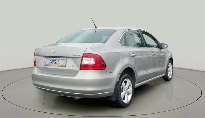 2016 Skoda Rapid STYLE 1.5 TDI AT, Diesel, Automatic, 69,169 km, Right Back Diagonal