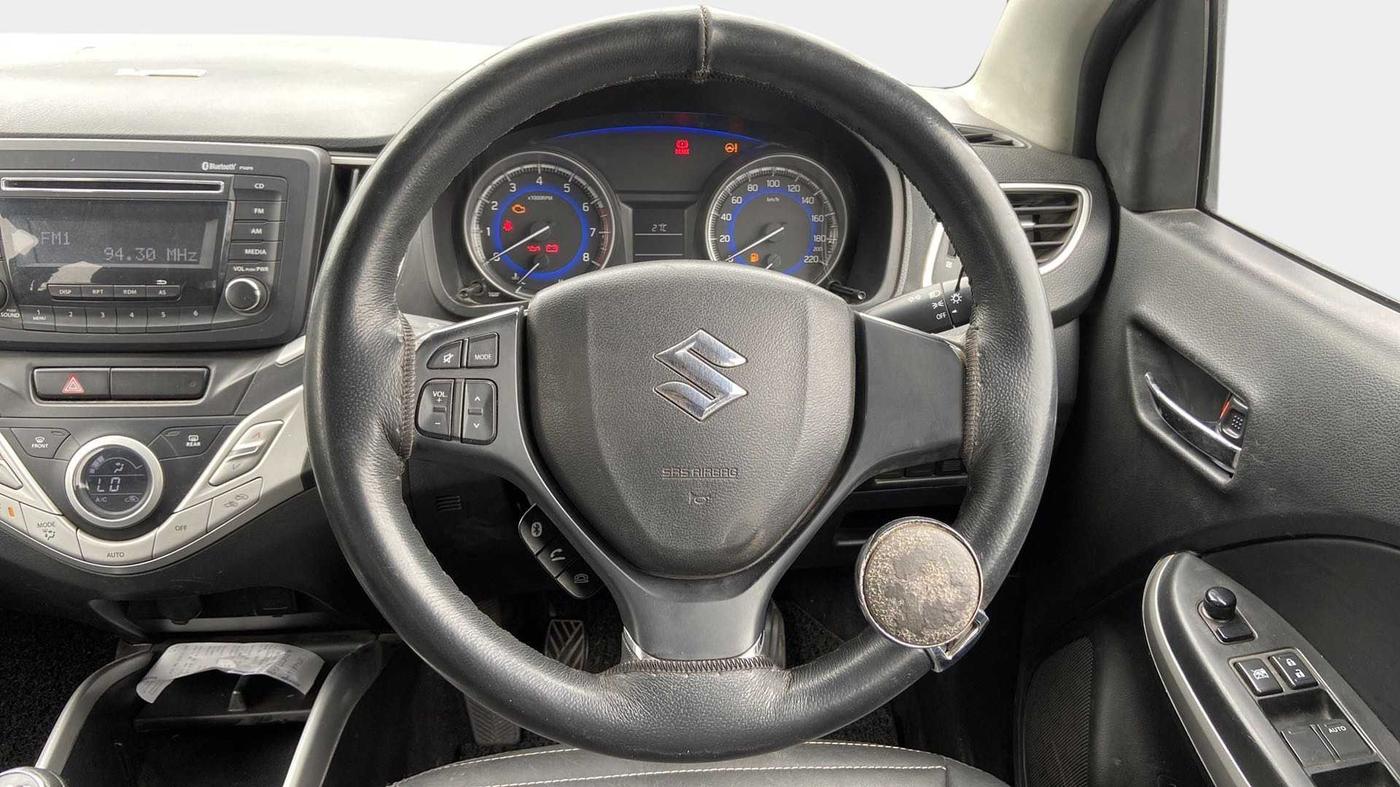 2016 Maruti Baleno DELTA PETROL 1.2, Petrol, Manual, 69,958 km, Steering Wheel Close Up