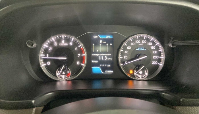 2022 Maruti BREZZA ZXI SMART HYBRID , Petrol, Manual, 17,103 km, Odometer Image