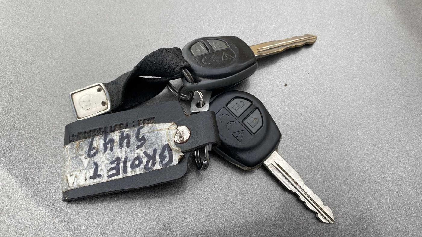 2020 Maruti Baleno DELTA PETROL 1.2, Petrol, Manual, 59,848 km, Key Close Up