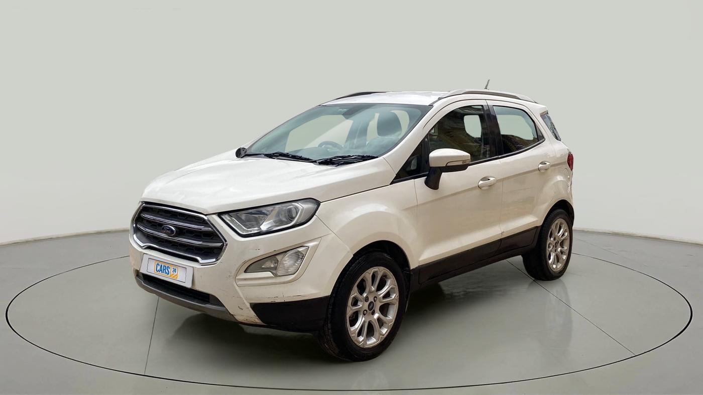 2018 Ford Ecosport TITANIUM + 1.5L DIESEL, Diesel, Manual, 1,20,186 km, Left Front Diagonal