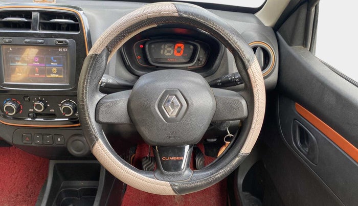 2017 Renault Kwid CLIMBER 1.0, Petrol, Manual, 22,827 km, Steering Wheel Close Up