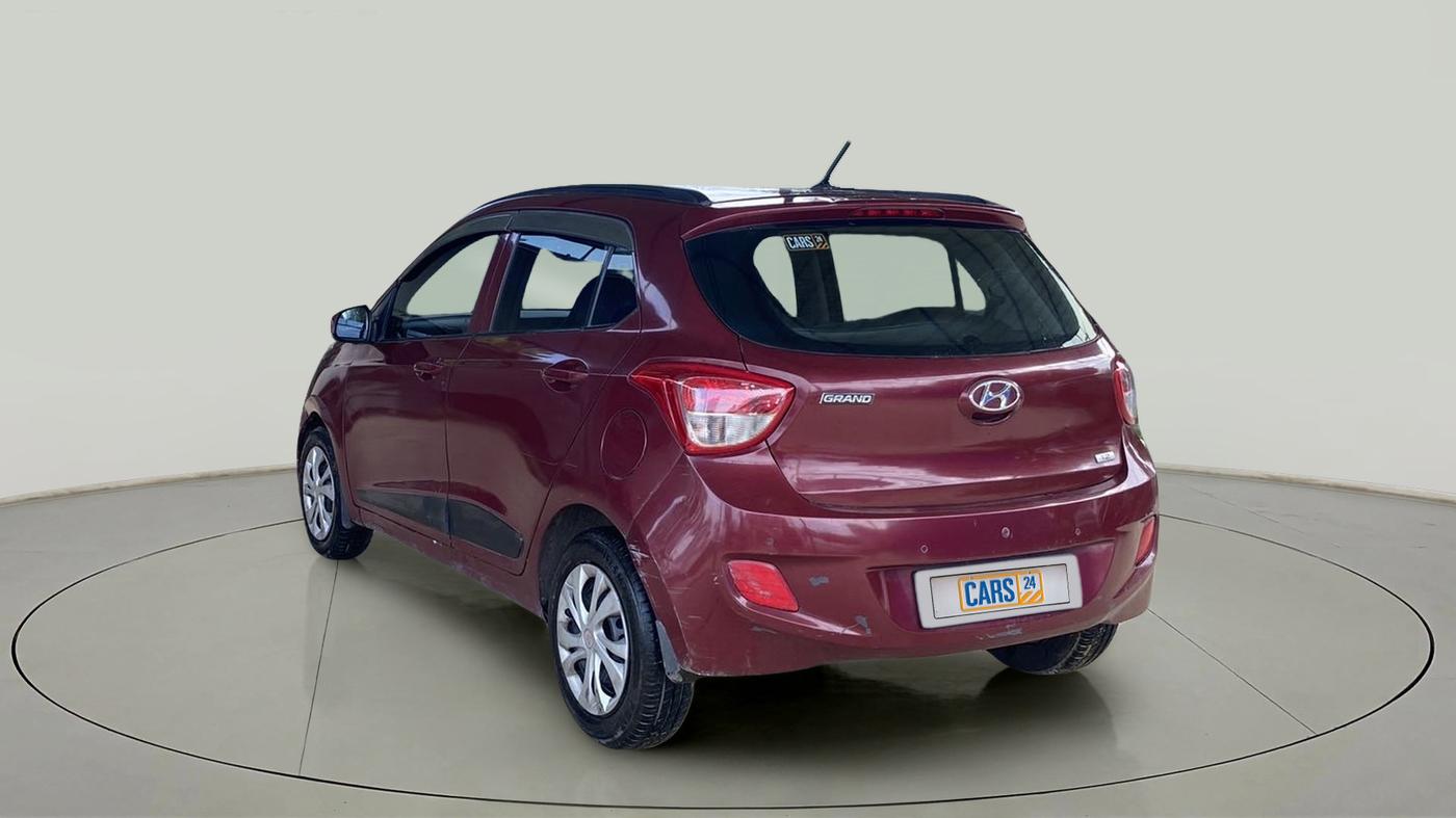 2015 Hyundai Grand i10 SPORTZ 1.2 KAPPA VTVT, Petrol, Manual, 40,315 km, Left Back Diagonal
