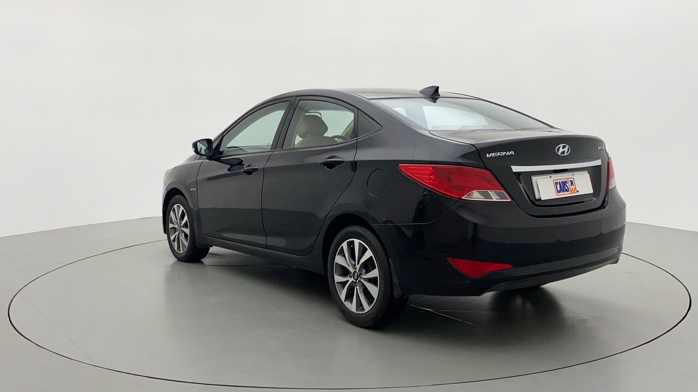 2016 Hyundai Verna 1.6 VTVT SX AT, Petrol, Automatic, 1,13,363 km, Left Back Diagonal