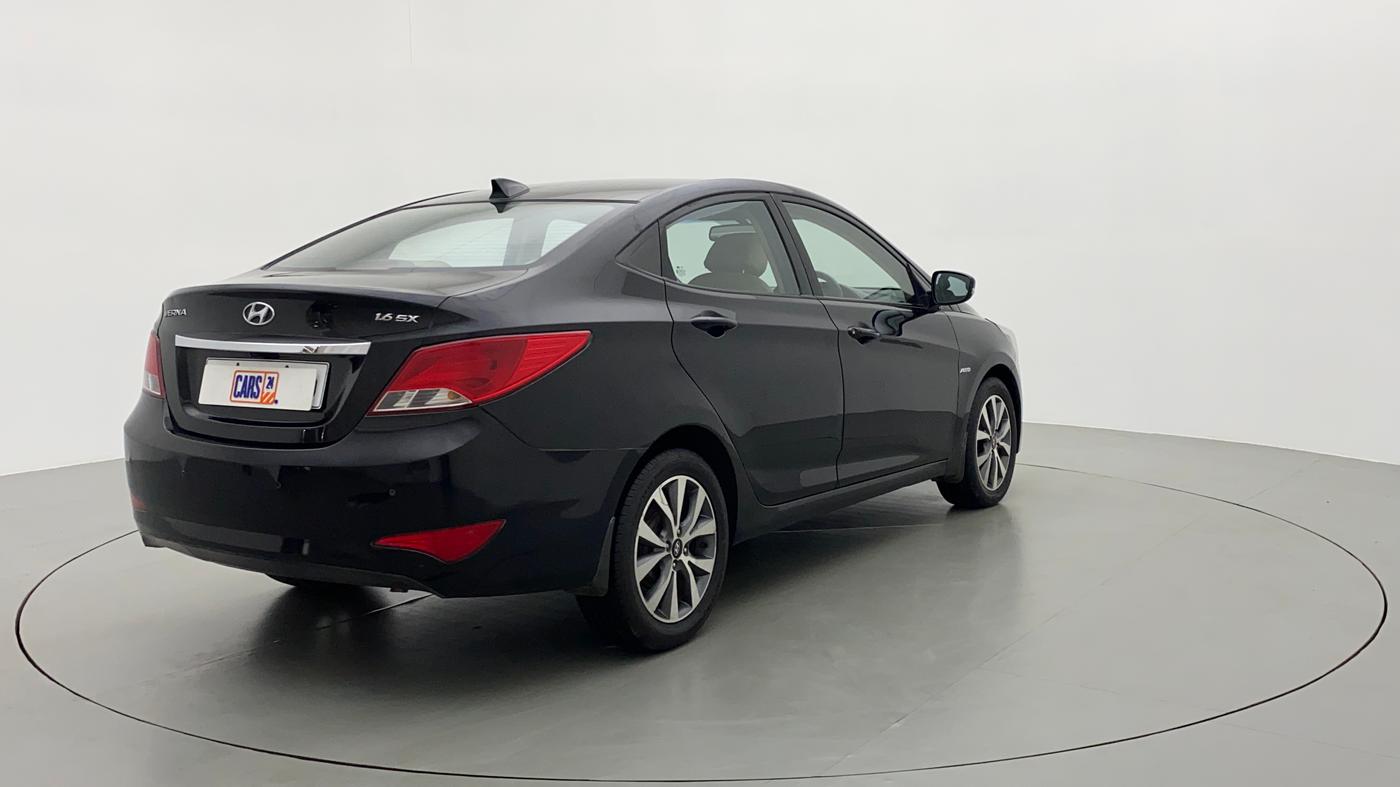 2016 Hyundai Verna 1.6 VTVT SX AT, Petrol, Automatic, 1,13,363 km, Right Back Diagonal