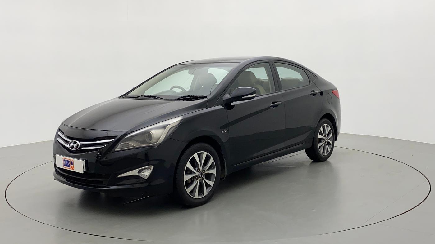 2016 Hyundai Verna 1.6 VTVT SX AT, Petrol, Automatic, 1,13,363 km, Left Front Diagonal