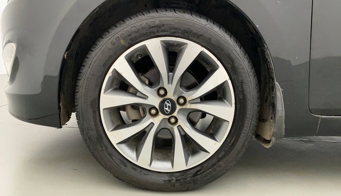 2016 Hyundai Verna 1.6 VTVT SX AT, Petrol, Automatic, 1,13,363 km, Left Front Wheel