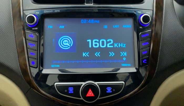 2016 Hyundai Verna 1.6 VTVT SX AT, Petrol, Automatic, 1,13,363 km, Infotainment System
