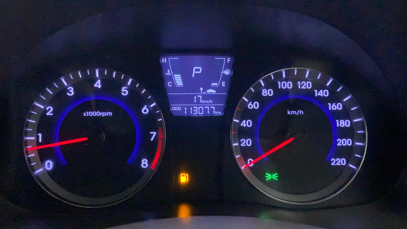 2016 Hyundai Verna 1.6 VTVT SX AT, Petrol, Automatic, 1,13,363 km, Odometer Image