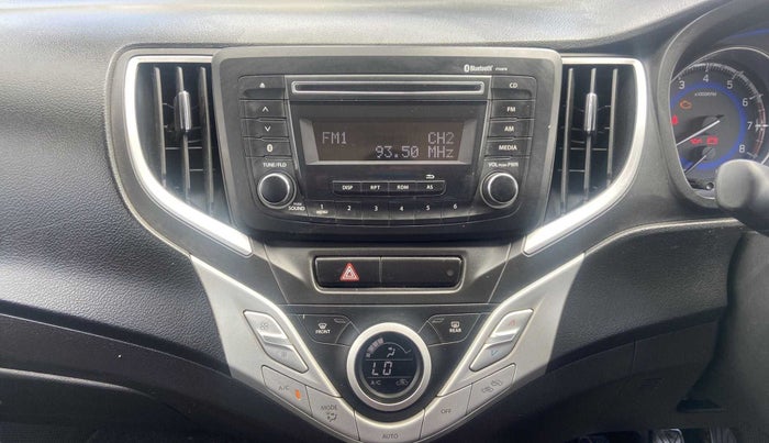 2016 Maruti Baleno DELTA PETROL 1.2, Petrol, Manual, 39,674 km, Infotainment System