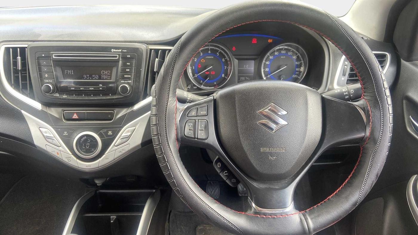 2016 Maruti Baleno DELTA PETROL 1.2, Petrol, Manual, 39,674 km, Steering Wheel Close Up