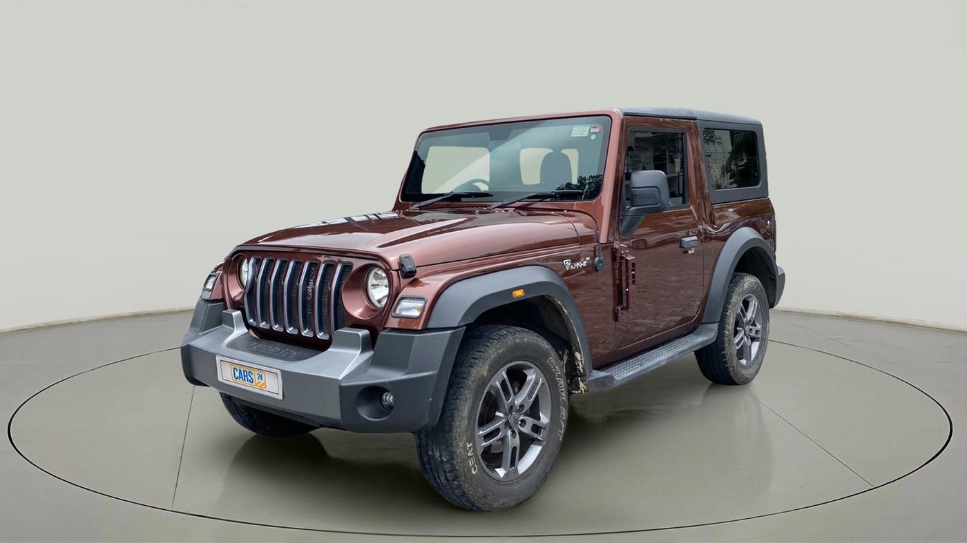 2021 Mahindra Thar LX D 4*4 MT HT, Diesel, Manual, 27,496 km, Left Front Diagonal