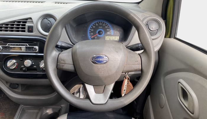 2017 Datsun Redi Go S, Petrol, Manual, 66,136 km, Steering Wheel Close Up