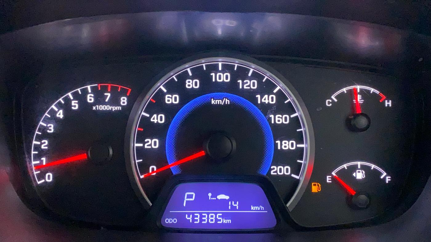 2016 Hyundai Grand i10 ASTA (O) AT 1.2 KAPPA VTVT, Petrol, Automatic, 43,385 km, Odometer Image