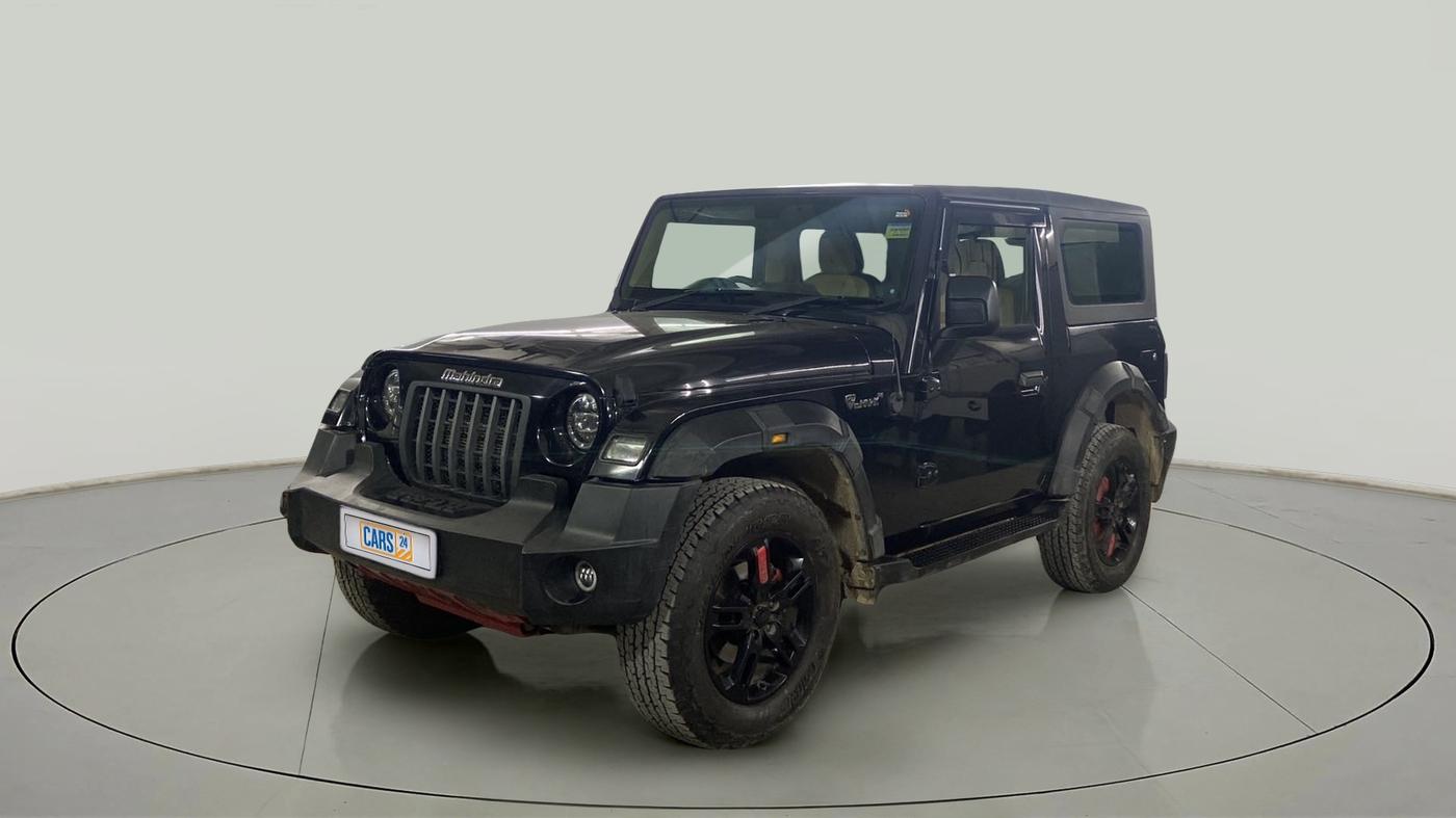2022 Mahindra Thar LX D AT 4WD HT, Diesel, Automatic, 12,800 km, Left Front Diagonal