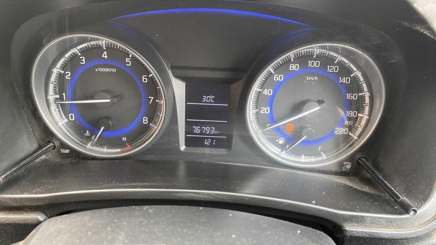 2017 Maruti Baleno DELTA PETROL 1.2, Petrol, Manual, 76,789 km, Odometer Image