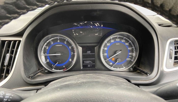 2018 Maruti Baleno DELTA PETROL 1.2, Petrol, Manual, 55,783 km, Odometer Image