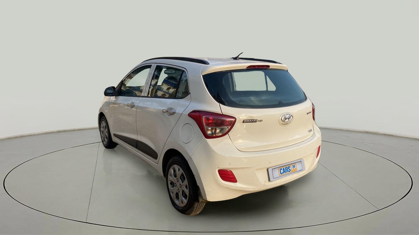 2014 Hyundai Grand i10 SPORTZ 1.2 KAPPA VTVT, Petrol, Manual, 75,368 km, Left Back Diagonal