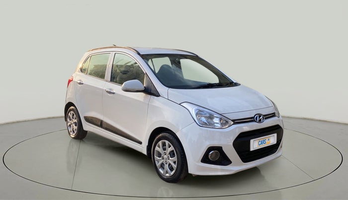 2014 Hyundai Grand i10 SPORTZ 1.2 KAPPA VTVT, Petrol, Manual, 75,368 km, Right Front Diagonal