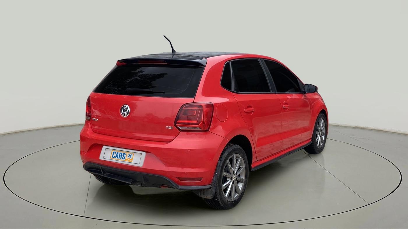 2020 Volkswagen Polo HIGHLINE PLUS 1.0L TSI, Petrol, Manual, 75,647 km, Right Back Diagonal