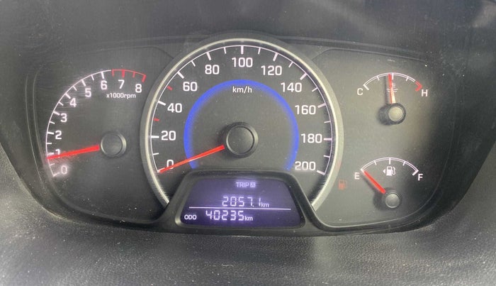 2016 Hyundai Grand i10 ASTA (O) 1.2 KAPPA VTVT, Petrol, Manual, 40,232 km, Odometer Image