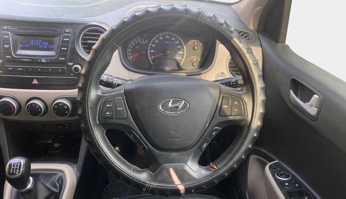 2016 Hyundai Grand i10 ASTA (O) 1.2 KAPPA VTVT, Petrol, Manual, 40,232 km, Steering Wheel Close Up