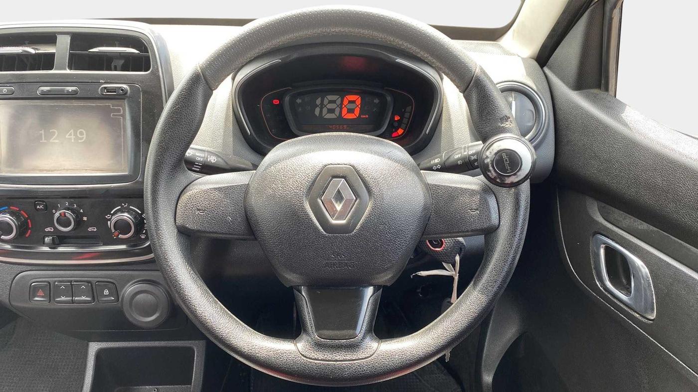 2018 Renault Kwid RXT 1.0 (O), Petrol, Manual, 40,578 km, Steering Wheel Close Up