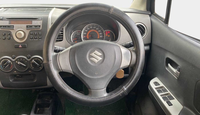2011 Maruti Wagon R 1.0 VXI, Petrol, Manual, 57,573 km, Steering Wheel Close Up