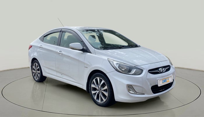 2014 Hyundai Verna FLUIDIC 1.6 VTVT SX, Petrol, Manual, 99,408 km, Right Front Diagonal