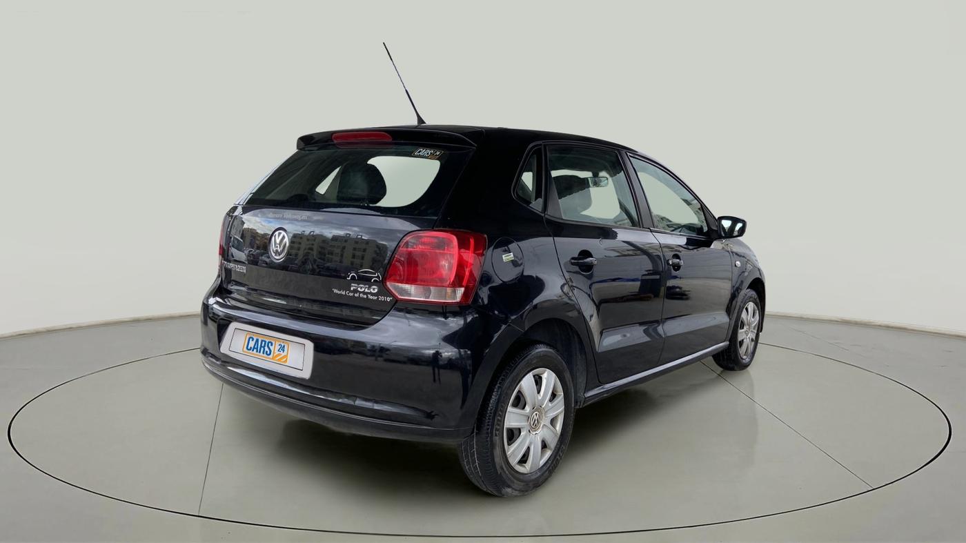 2010 Volkswagen Polo TRENDLINE 1.2L PETROL, Petrol, Manual, 68,863 km, Right Back Diagonal