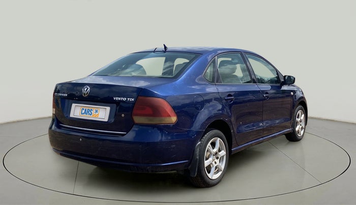 2013 Volkswagen Vento HIGHLINE DIESEL 1.6, Diesel, Manual, 1,10,572 km, Right Back Diagonal