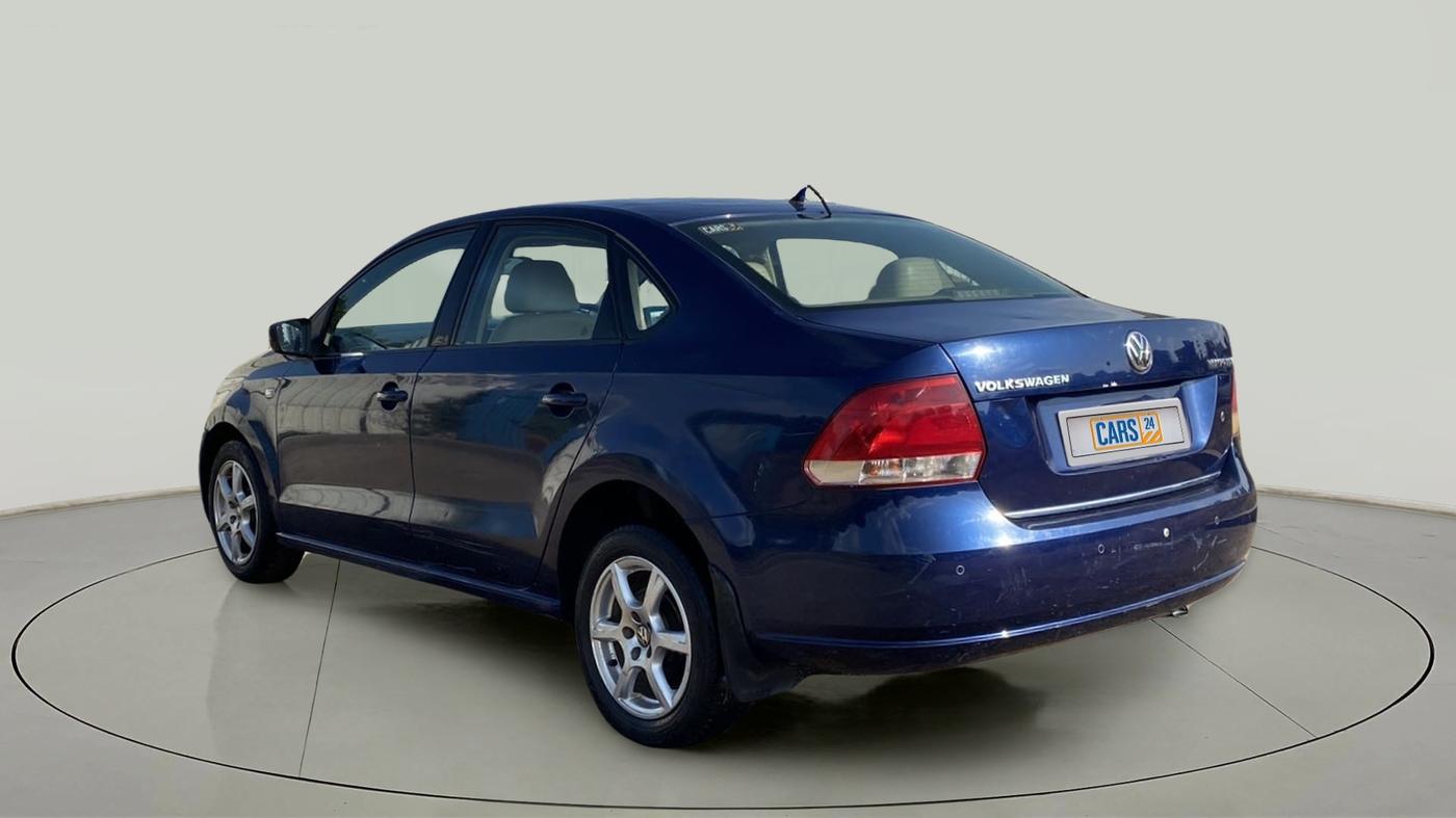 2013 Volkswagen Vento HIGHLINE DIESEL 1.6, Diesel, Manual, 1,10,572 km, Left Back Diagonal