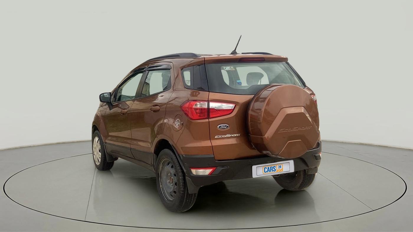 2017 Ford Ecosport TREND + 1.5L PETROL AT, Petrol, Automatic, 24,395 km, Left Back Diagonal