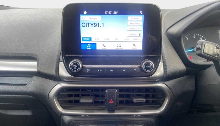 2017 Ford Ecosport TREND + 1.5L PETROL AT, Petrol, Automatic, 24,395 km, Air Conditioner