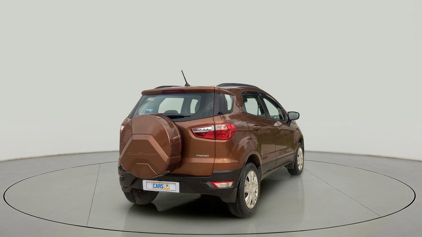 2017 Ford Ecosport TREND + 1.5L PETROL AT, Petrol, Automatic, 24,395 km, Right Back Diagonal