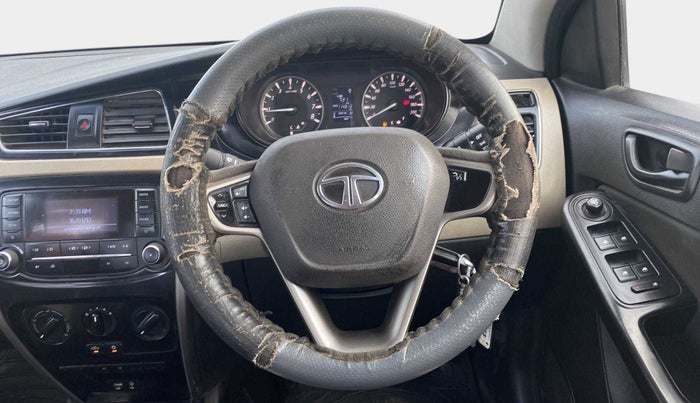 2017 Tata Zest XMS 75PS DIESEL, Diesel, Manual, 1,14,791 km, Steering Wheel Close Up