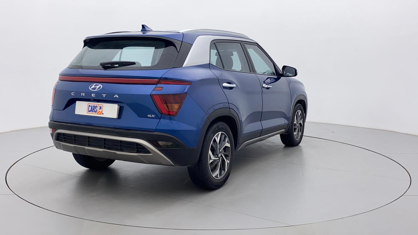 2020 Hyundai Creta SX (O) 1.5 DIESEL, Diesel, Manual, 58,739 km, Right Back Diagonal