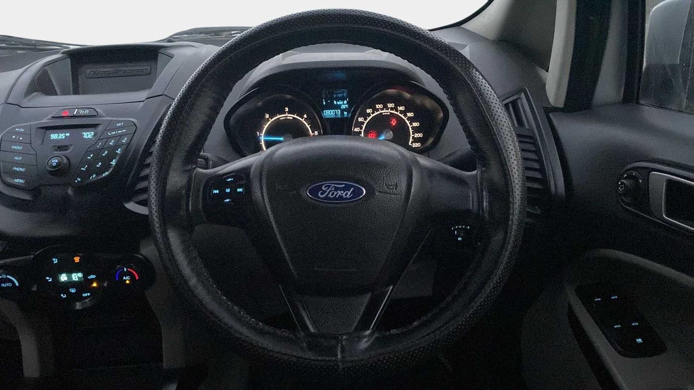 2017 Ford Ecosport TREND+ 1.5L DIESEL, Diesel, Manual, 80,062 km, Steering Wheel Close Up