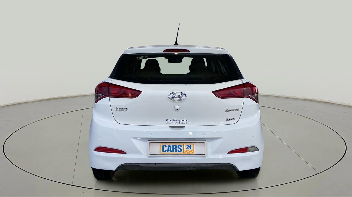 2015 Hyundai Elite i20 SPORTZ 1.2, Petrol, Manual, 82,350 km, Back/Rear