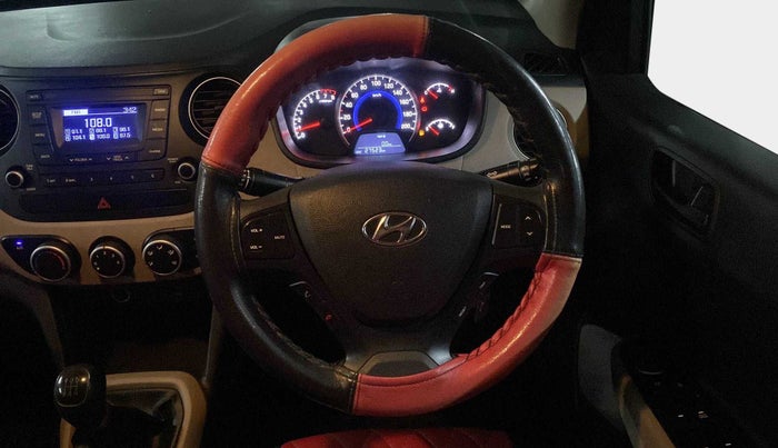 2018 Hyundai Grand i10 MAGNA 1.2 KAPPA VTVT, Petrol, Manual, 27,523 km, Steering Wheel Close Up