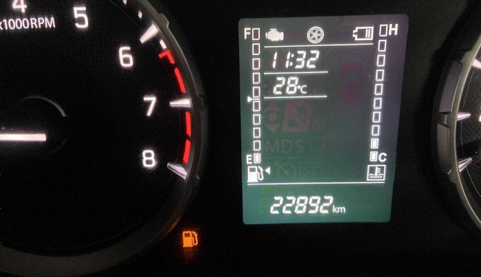 2022 Maruti BREZZA VXI SMART HYBRID, Petrol, Manual, 22,891 km, Odometer Image